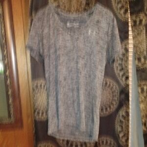 Gray Short Sleeve Athletic Shirt